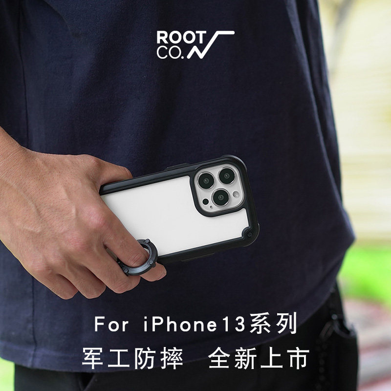 Japan rootco applies iphone13 mobile phone protection shell new anti-fall Apple 13promax all-bag mini tide card