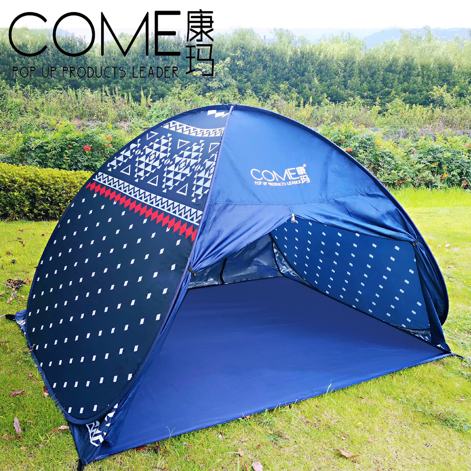Conma fully automatic tent outdoor 3-4 people sunscreen portable picnic seaside tourist speed open beach room