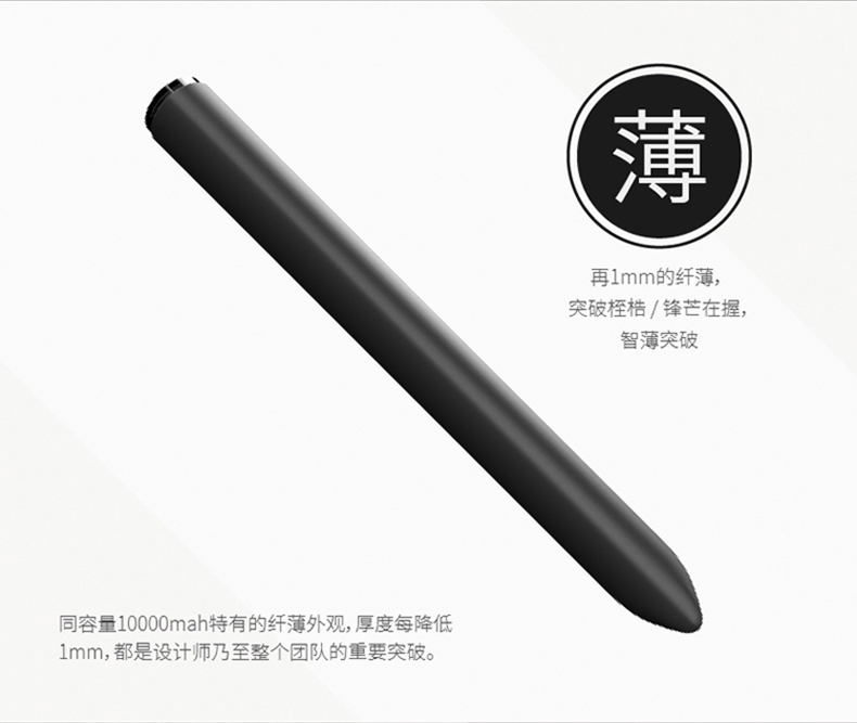 Luoma Shi siêu mỏng xách tay sạc Po 10000 mA điện LED kỹ thuật số điện thoại di động polymer - Ngân hàng điện thoại di động sạc dự phòng phát wifi