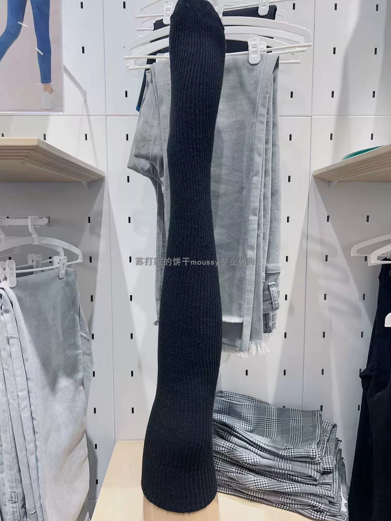 Колготки Calzedonia подлинная покупка Yang Mi 18% шерсть 5% кашемир вязаные чулочные колготки до колена