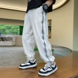 Летняя одежда, средство от комаров, летние штаны, детские тонкие белые повседневные брюки для отдыха