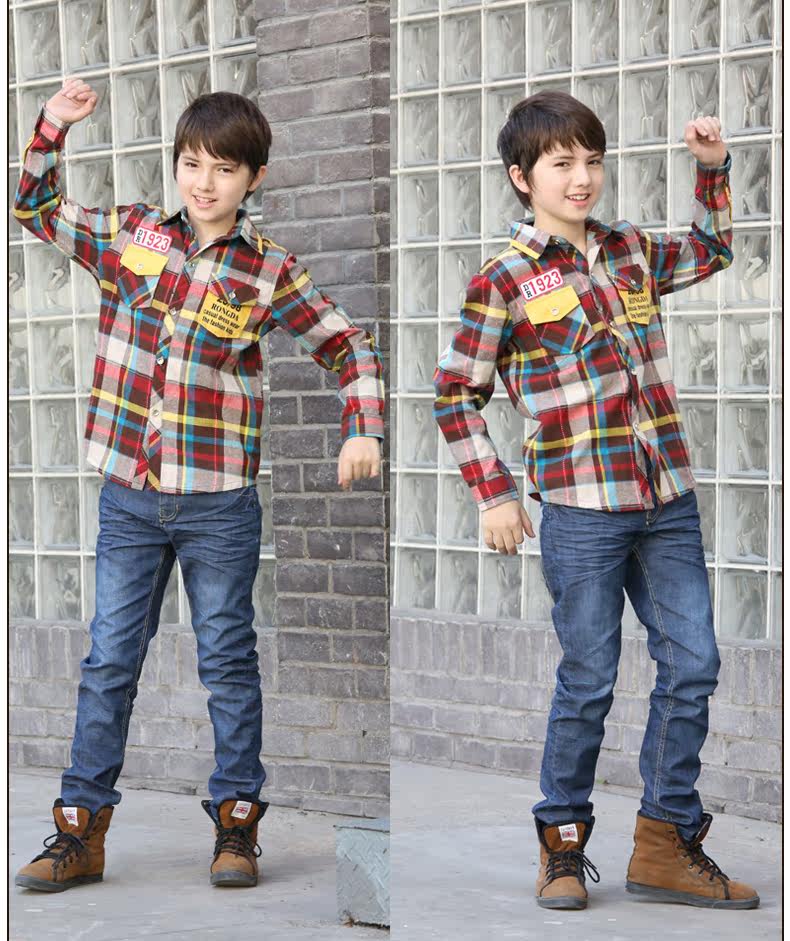 Chemise garcon à manche longue - Ref 2076008 Image 19