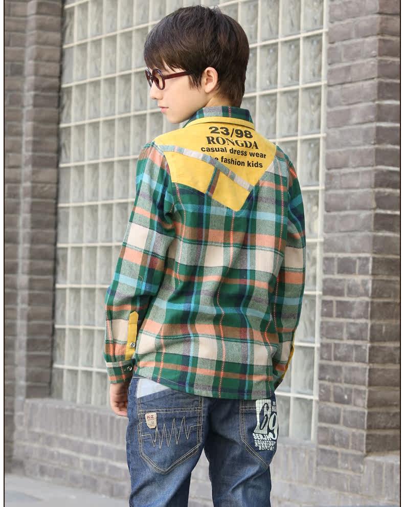 Chemise garcon à manche longue - Ref 2076008 Image 17