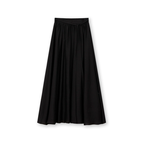 Приталенная длинная белая цветная длинная юбка, средней длины, в корейском стиле, высокая талия, А-силуэт