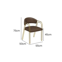 Коричневый одиночный стул
