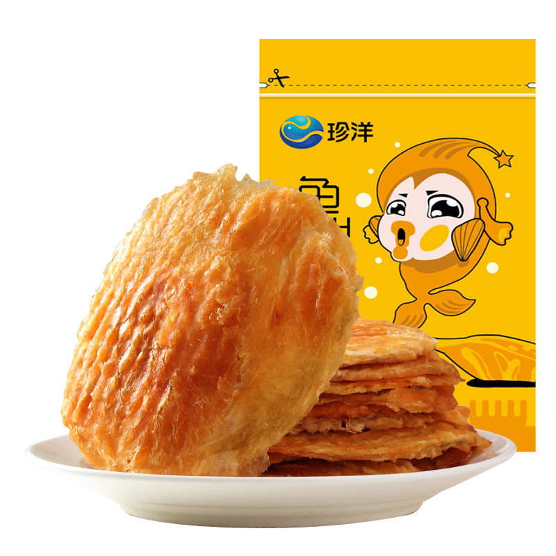 Giveaway ultra-connected now-baked Mr. Fish sheet 80g original taste Dalian specific