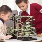 Космический конструктор высокой сложности, игрушка с рельсами, американские горки, 12 лет