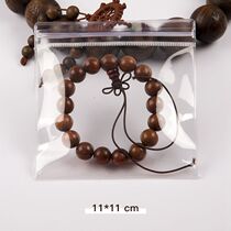 Jewelry ziplock bag jewelry packaging bag pvc thick transparent sealing pocket anti-oxidation sealed bag jewelry storage