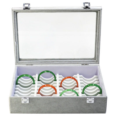 40 active bracelet box exhibition jewellery containing box large capacity emerald jade bracelet box ornament containing box