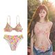 Bikini traje de baño con aros push up playa de aguas termales