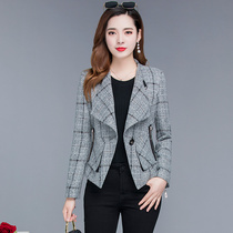 Early autumn coat women Autumn Spring autumn 2021 new womens short retro denim small fragrant style top