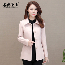 2020 autumn and winter clothing New woolen coat female Korean version loose slim body temperament short woolen coat