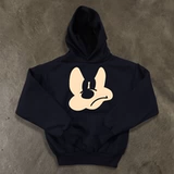 Утепленный спортивный лонгслив для влюбленных с капюшоном, 429 грамм, в американском стиле