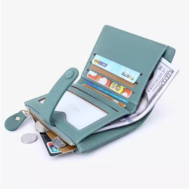 Card Holder for Women 2025 New Model Exquisite Short Mini Wallet with Multiple Card Slots Card Holder Thin Id Case