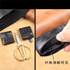 Men's Leather Key Case, Large Capacity, Simple Card Holder, Key Storage Bag, Mini Compact Key Organizer for Home Use