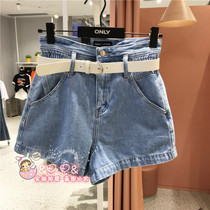 ONLY 2021 womens summer new domestic counter denim shorts 121243030