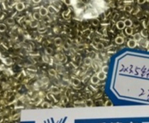 Brass fully hollow 2*3 rivets 82 yuan per kilogram in stock