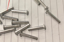 4*28 semi-round head semi-hollow iron rivets 39 yuan a thousand pieces of spot