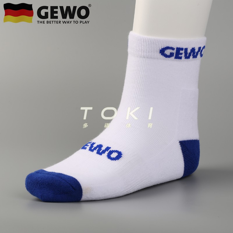 GEWO Professional Table Tennis Sports Socks Men's and Women's Socks Deodorant Sweat Absorbing Breathable Table Tennis Socks Sports Socks