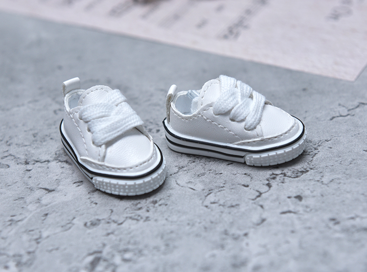 SALA bjd doll shoes 6 minutes MSD mdd bears low-gang shoes small white shoes multicolor 1 6