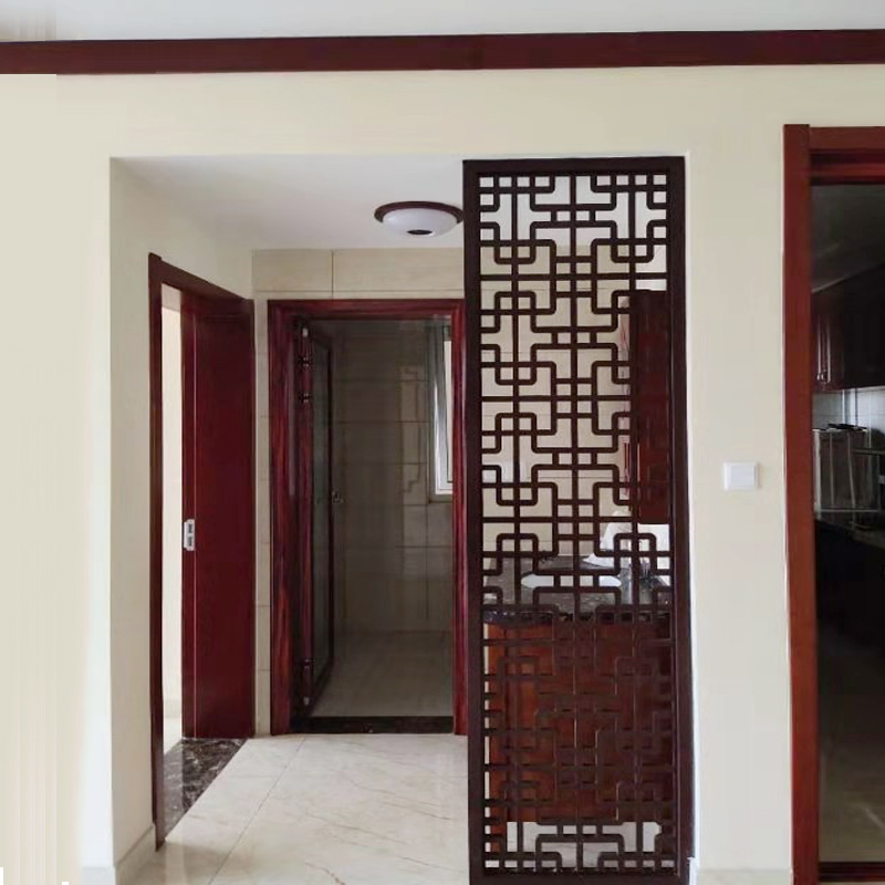 Xuan Guan Partition Sculpture Flower New Chinese Screen Eu Style Flower Gpvc Hollowed-out Carved Flower Board Suspended Ceiling Through Flower Plate Background Wall-Taobao