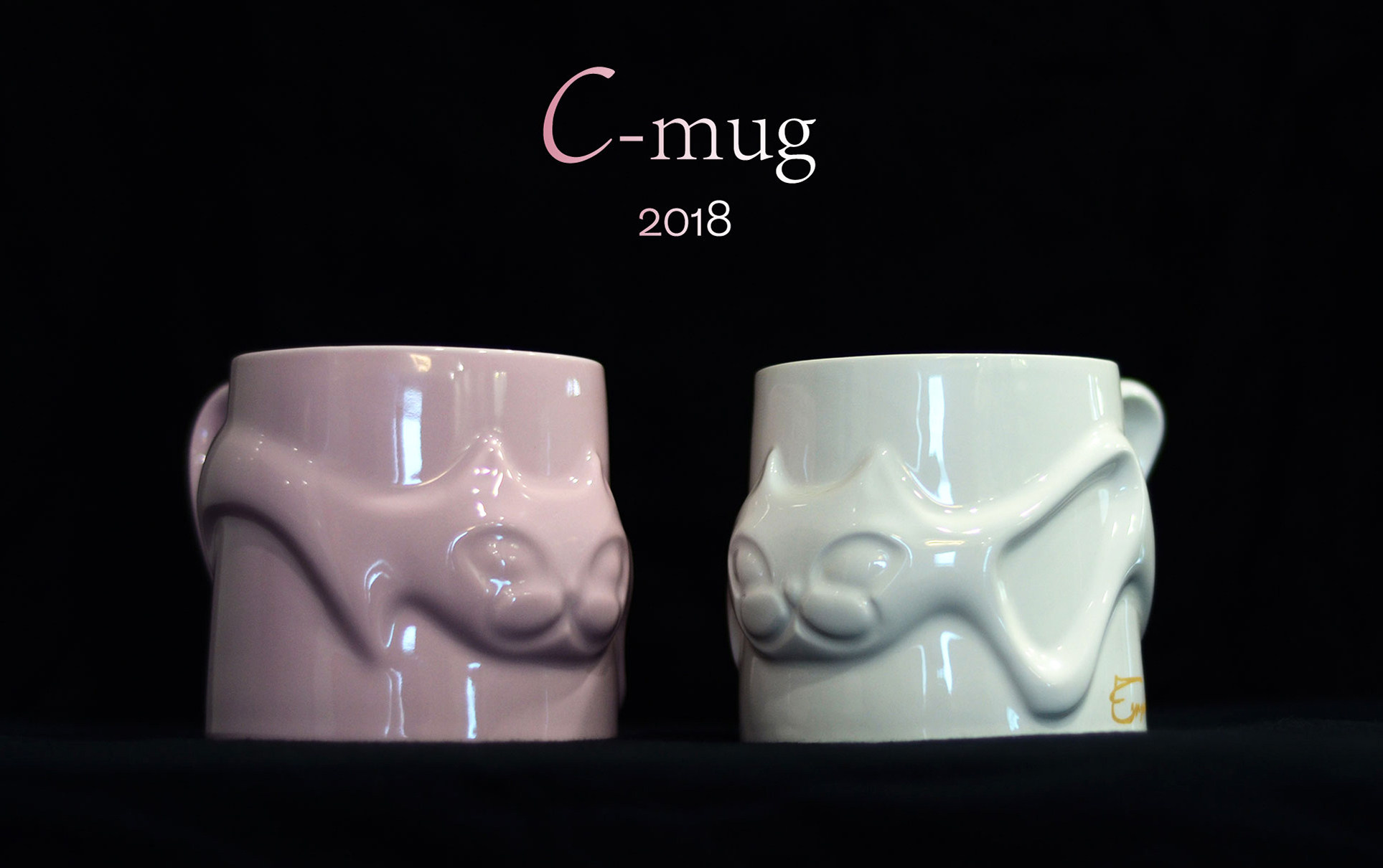 Half a cup of cat Catfeel pure ceramic cup Gift Mark Cup Creative personality cup