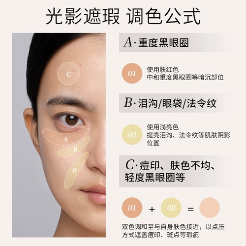 Осветляющий консилер для лица, скрывает прыщи