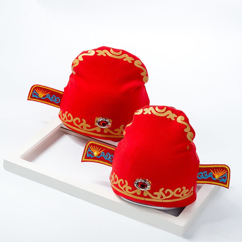 Baby hat spring and autumn thin section baby red champion hat super cute newborn full moon birthday hat summer