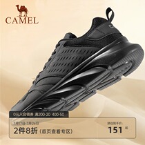 Camel sports shoes men 2021 spring summer black waterproof casual shoes mesh breathable mens shoes womens running shoes