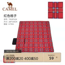 Camel 2021 new picnic mat outdoor portable moisture proof mat tent camping mat picnic flannel leisure beach mat