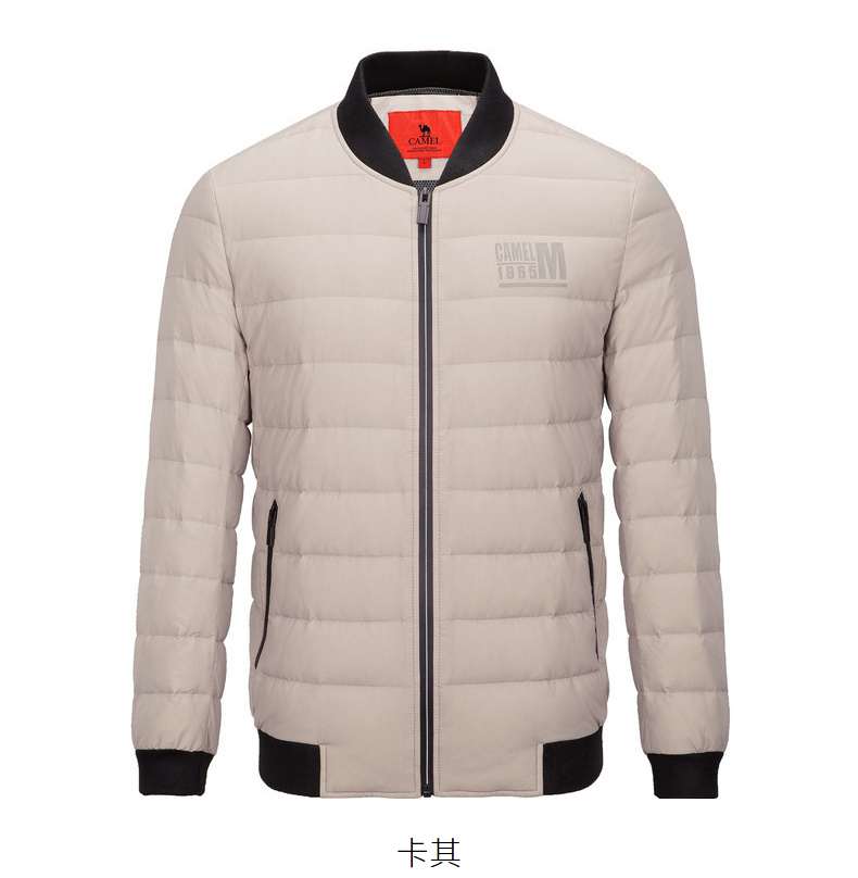 骆驼 男士短款羽绒服 90%白鸭绒 图11