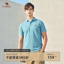 2021 summer new Korean version lapel embroidery short-sleeved t-shirt mens business casual Polo shirt tide