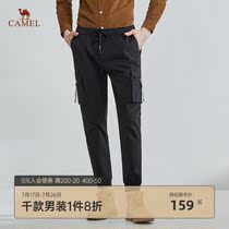 Camel mens clothing 2021 autumn new mens casual pants trend loose micro-elastic small feet overalls long pants