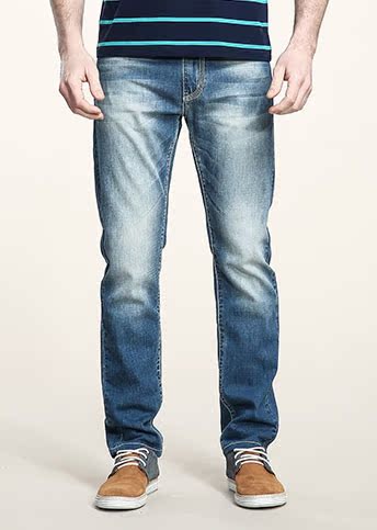 Jeans pour jeunesse coupe droite CAMEL pour printemps - Ref 1484633 Image 11