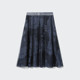 Ishisha Lanwei printed midi skirt A-line skirt