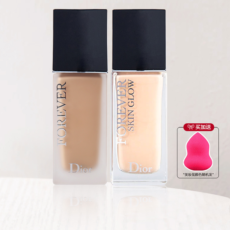 Dior Forever Long-Lasting Makeup-Locking Liquid Foundation Matte 1N Bright and Moisturizing 0N00 Simple Packaging 30ml