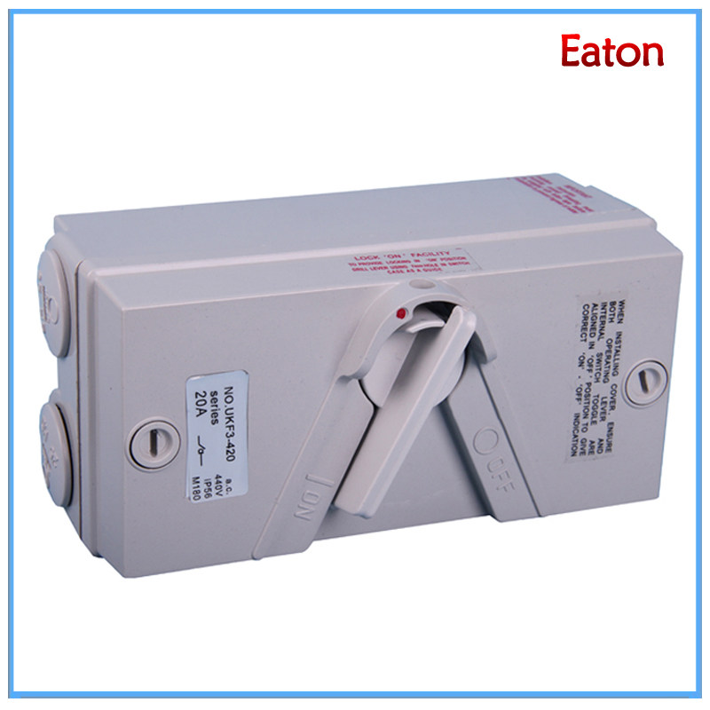 IP20A waterproof isolation switch (figure) UKF series 220V waterproof load switch safety switch