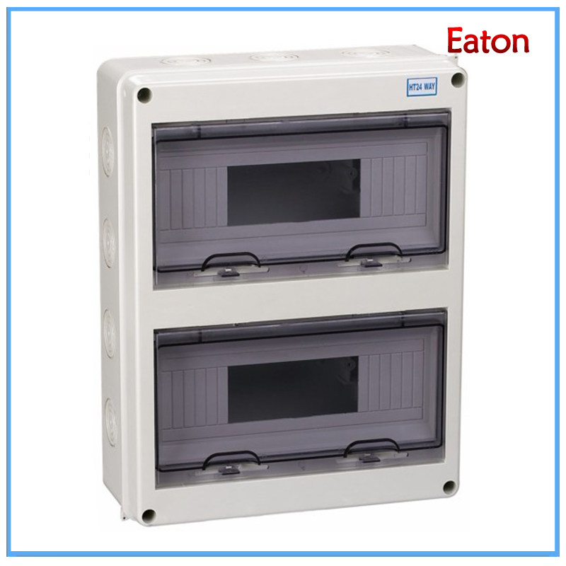 HT-24ways waterproof distribution box home plastic lighting box empty open box breaker box 24 loop