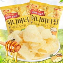 韩国进口海太蜂蜜黄油薯片60g*5袋