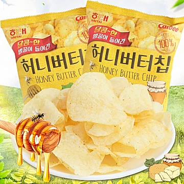韩国进口海太蜂蜜黄油薯片60g*3袋