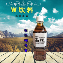 Spot Korea touches true W tea drink 500ml Liu Renna endorsement CU convenience store a bottle of snacks