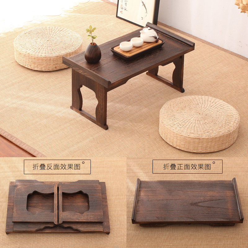 Package Mail Folding Burning Tung Wood Window Table Japanese Kang