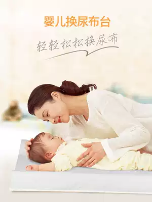 Bubble bear diaper changing table Newborn baby bath finishing console Baby touch massage table Nursing pad Waterproof