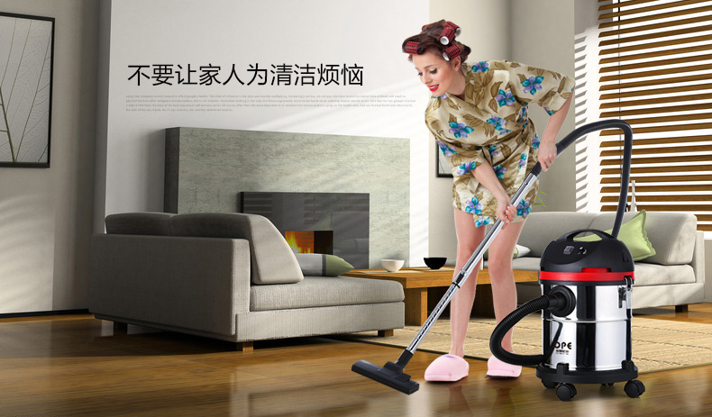 may hut bui dien may xanh Máy hút bụi công nghiệp thương mại cực kỳ yên tĩnh thùng cầm tay mạnh mẽ khô và ướt rửa xe trang trí nhà - Máy hút bụi so sánh robot hút bụi xiaomi và ecovacs