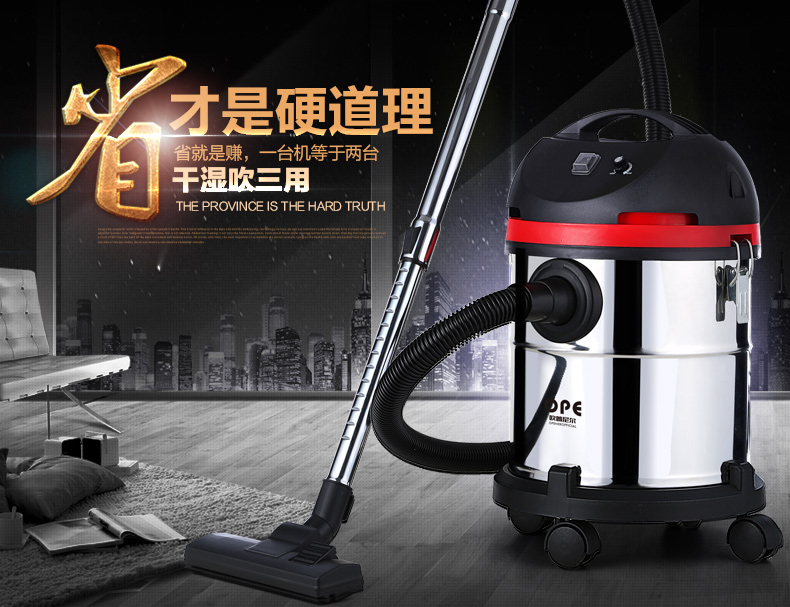 may hut bui dien may xanh Máy hút bụi công nghiệp thương mại cực kỳ yên tĩnh thùng cầm tay mạnh mẽ khô và ướt rửa xe trang trí nhà - Máy hút bụi so sánh robot hút bụi xiaomi và ecovacs