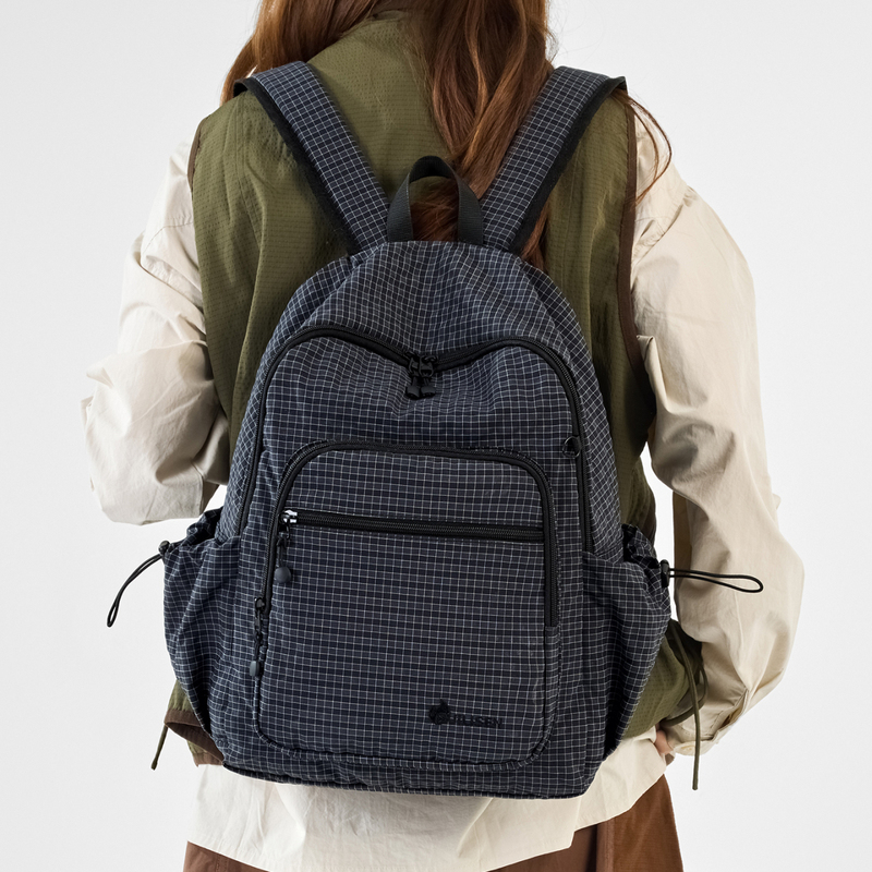 Lanka Bear Lightweight Simple Plaid Fashion Versatile Backpack for Women Korean Style College Style Campus Backpack Travel Bag Lanka Bear Lightweight Simple Plaid Fashion Versatile Backpack for Women Korean Style College Style Campus Backpack Travel Bag