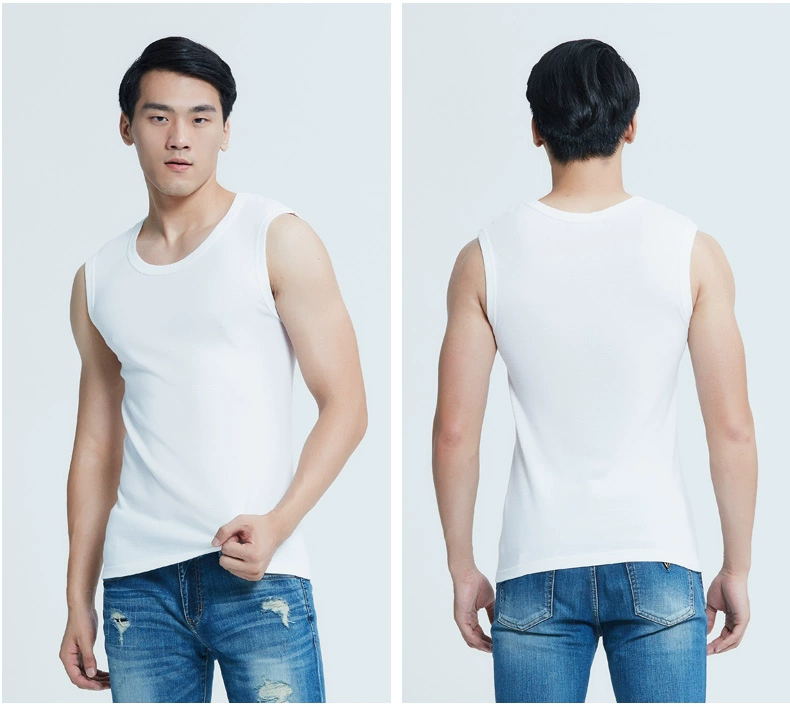 2 chiếc áo vest nam vừa vặn, thoáng mát, rộng vai thể thao thoáng khí ẩm mềm mại.