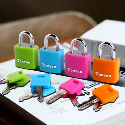 Universal lock cute mini color waterproof padlock student dormitory drawer travel luggage padlock special price