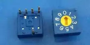 New imported BCD 8421 0-9 10-bit 0-F rotary coding dial switch DIP patch side adjustment