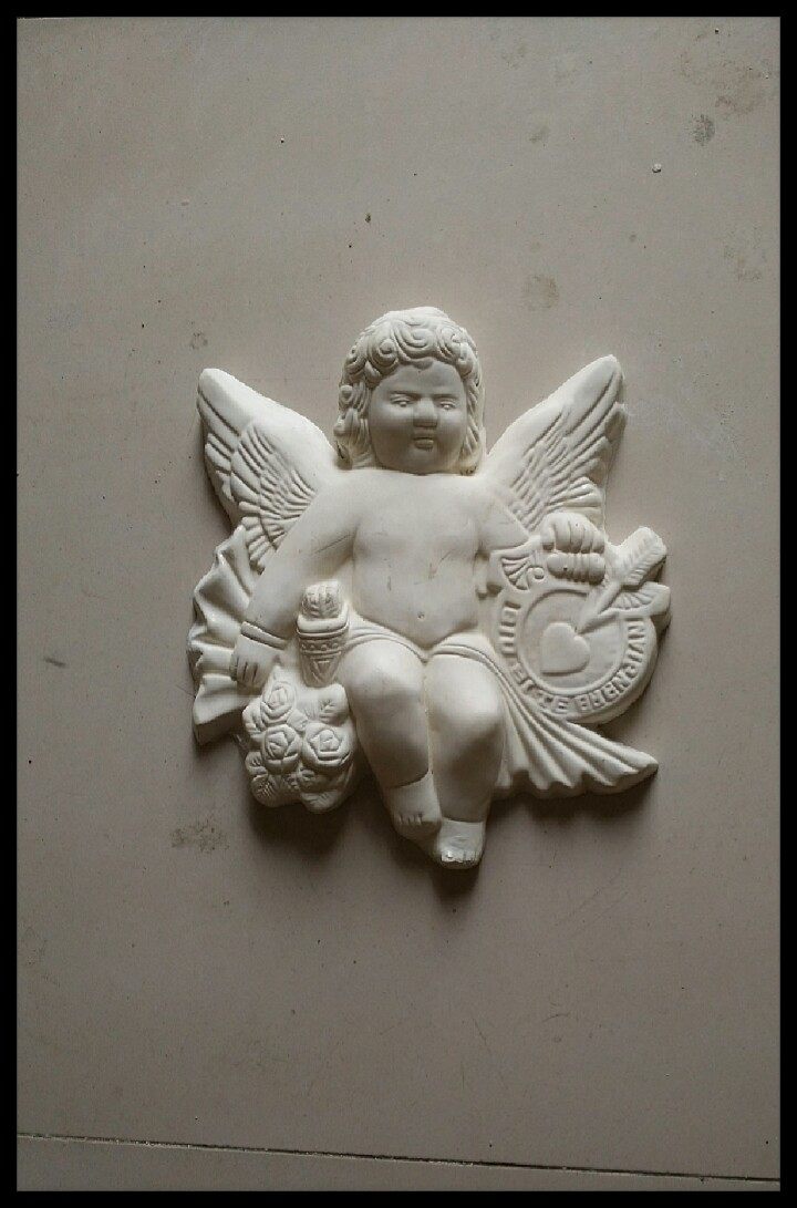 Gypsum angel European gypsum sculpture Gypsum child gypsum Cupid Beijing factory quality gypsum line